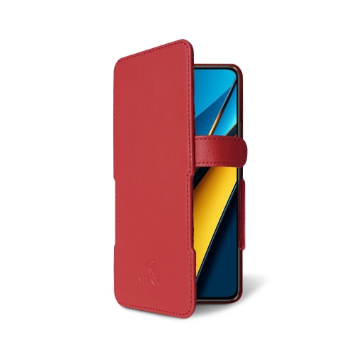 чехол-книжка на Xiaomi Poco X6 Красный Stenk Prime фото 2