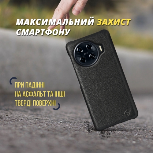 бампер на TECNO Spark 20 Pro Plus Чорний Stenk Cover фото 5