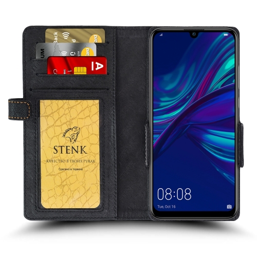 Чехол книжка Stenk Wallet для Huawei Enjoy 9S Чёрный