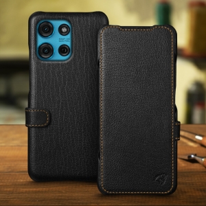 Чехол книжка Stenk Premium для Motorola Moto G75 Чёрный