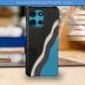 Чехол книжка Stenk Premium для Motorola Moto G75 Чёрный