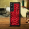 Накладка Stenk ExBacker Python Scales Sony Xperia 1 V Червоний
