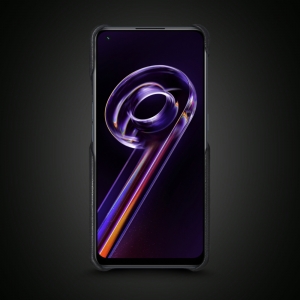 Шкіряна накладка Stenk WoodBacker для Realme 9 Pro Plus Чорна