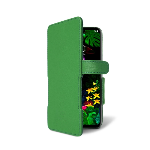 чехол-книжка на LG G8 ThinQ Зелёный Stenk Prime фото 2