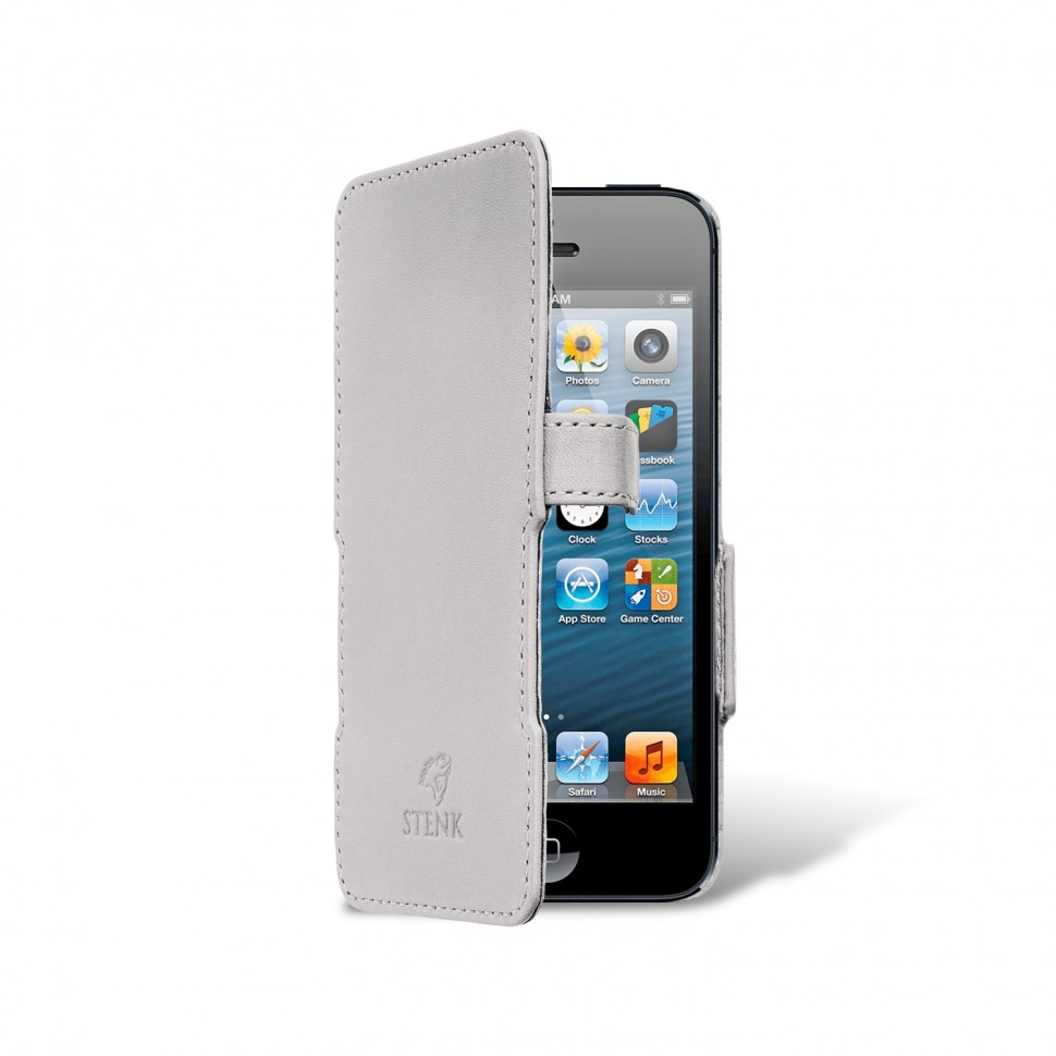 

Чехол книжка Stenk Prime для Apple iPhone 5C Белый