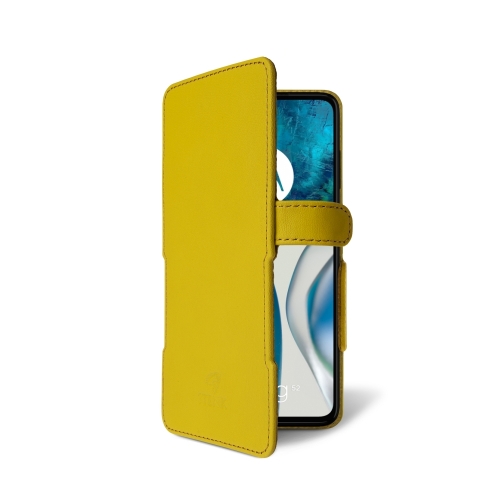 чехол-книжка на Motorola Moto G52 Желтый Stenk Prime фото 2