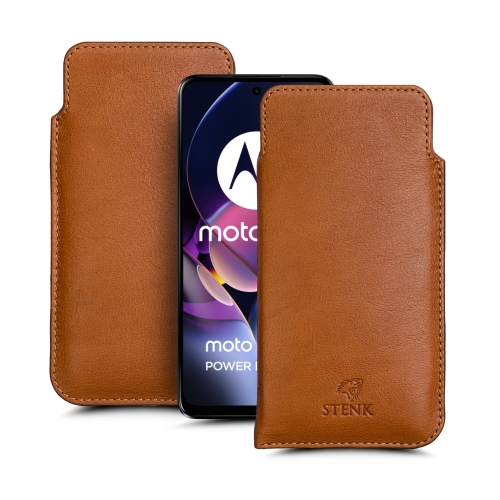 чохол-футляр на Motorola Moto G54 Power Світло-коричневий Stenk Elegance фото 1