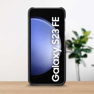 Шкіряна накладка Stenk Cover для Samsung Galaxy S23 FE Чорний