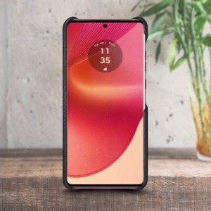 Шкіряна накладка Stenk Cover для Motorola Edge 50 Fusion Чорний