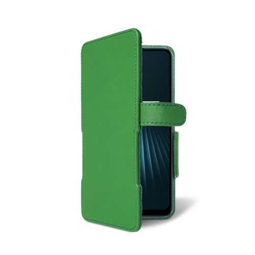 Чехол книжка Stenk Prime для Realme 5i Зелёный