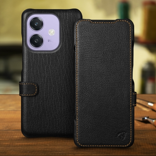 чехол-книжка на OPPO A3 4G Черный Stenk Premium фото 1