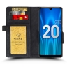 Чехол книжка Stenk Wallet для Huawei Honor 20 Lite Чёрный
