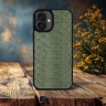 Накладка SkinBacker Python Scales для Apple iPhone 16 Plus Оливковый