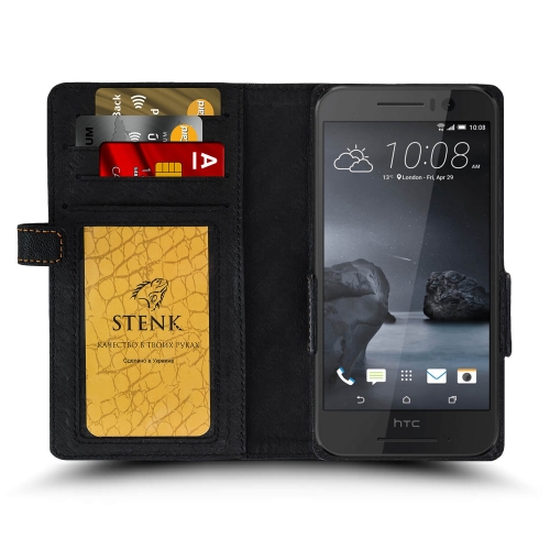 чохол-книжка на HTC One S9 Чорний Stenk Сняты с производства фото 2