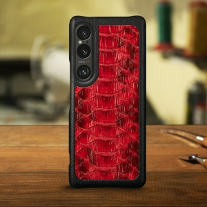 Накладка Stenk ExBacker Python Scales для Sony Xperia 1 VI Красный