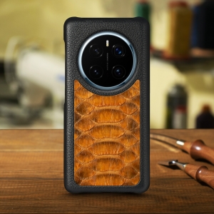 Накладка Stenk ExBacker Python Scales для Honor Magic7 Pro Коричневый