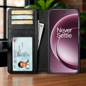 Чохол-портмоне Stenk Premium Wallet для OnePlus 15 Чорний