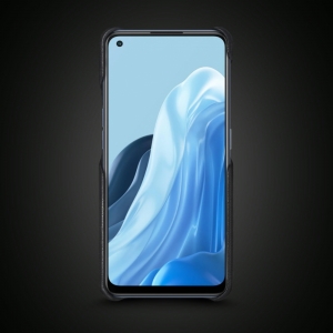 Шкіряна накладка Stenk WoodBacker для OPPO Find X5 Lite 5G Чорна