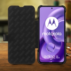 Чохол книжка Stenk Premium для Motorola Edge 30 Neo Чорний
