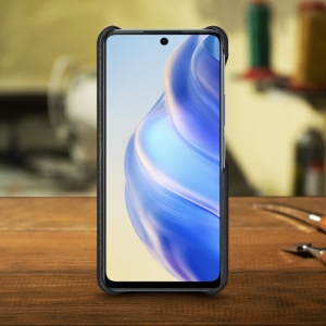 Шкіряна накладка Stenk Cover для Infinix Zero 5G (2023) Чорна