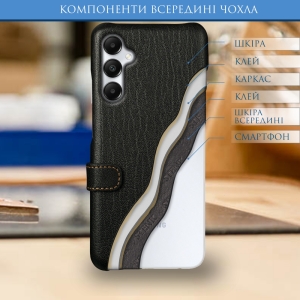 Чохол книжка Stenk Premium для Samsung Galaxy A05s Чорний