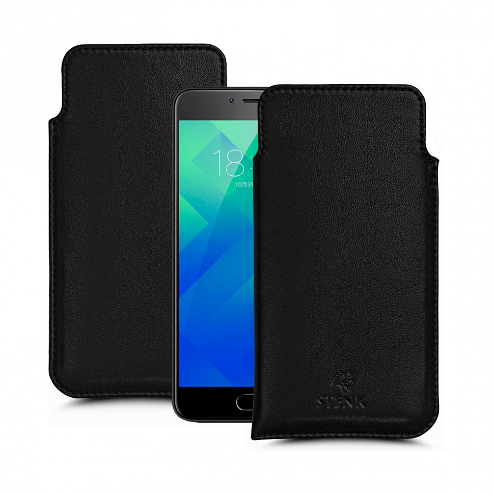 

Футляр Stenk Elegance для Meizu M5 Чёрный, Черный