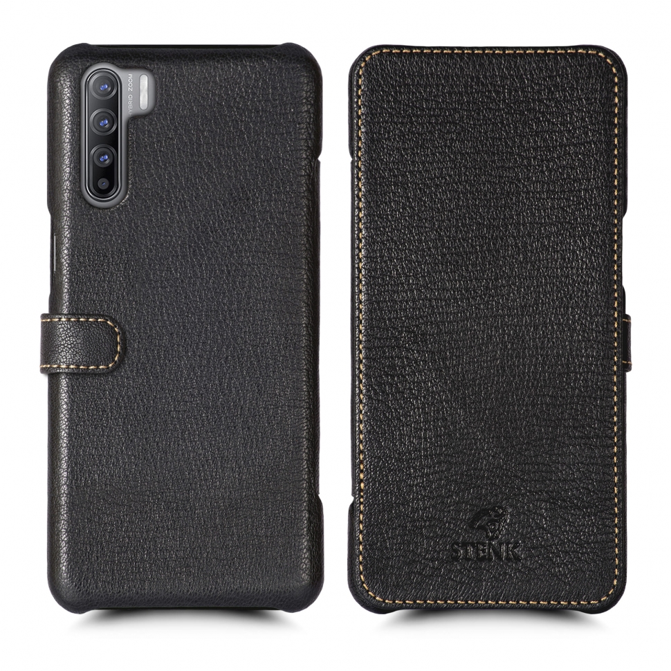 

Чехол книжка Stenk Premium для OPPO Reno3 Чёрный, Черный