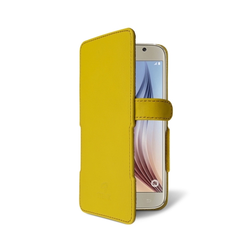 чохол-книжка на Samsung Galaxy S6 (SM G920F) Жовтий Stenk Prime фото 2