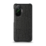 Шкіряна накладка Stenk Reptile Cover для Xiaomi Poco F7 Чорний
