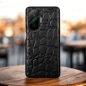 Шкіряна накладка Stenk Reptile Cover для Xiaomi Poco F7 Чорний