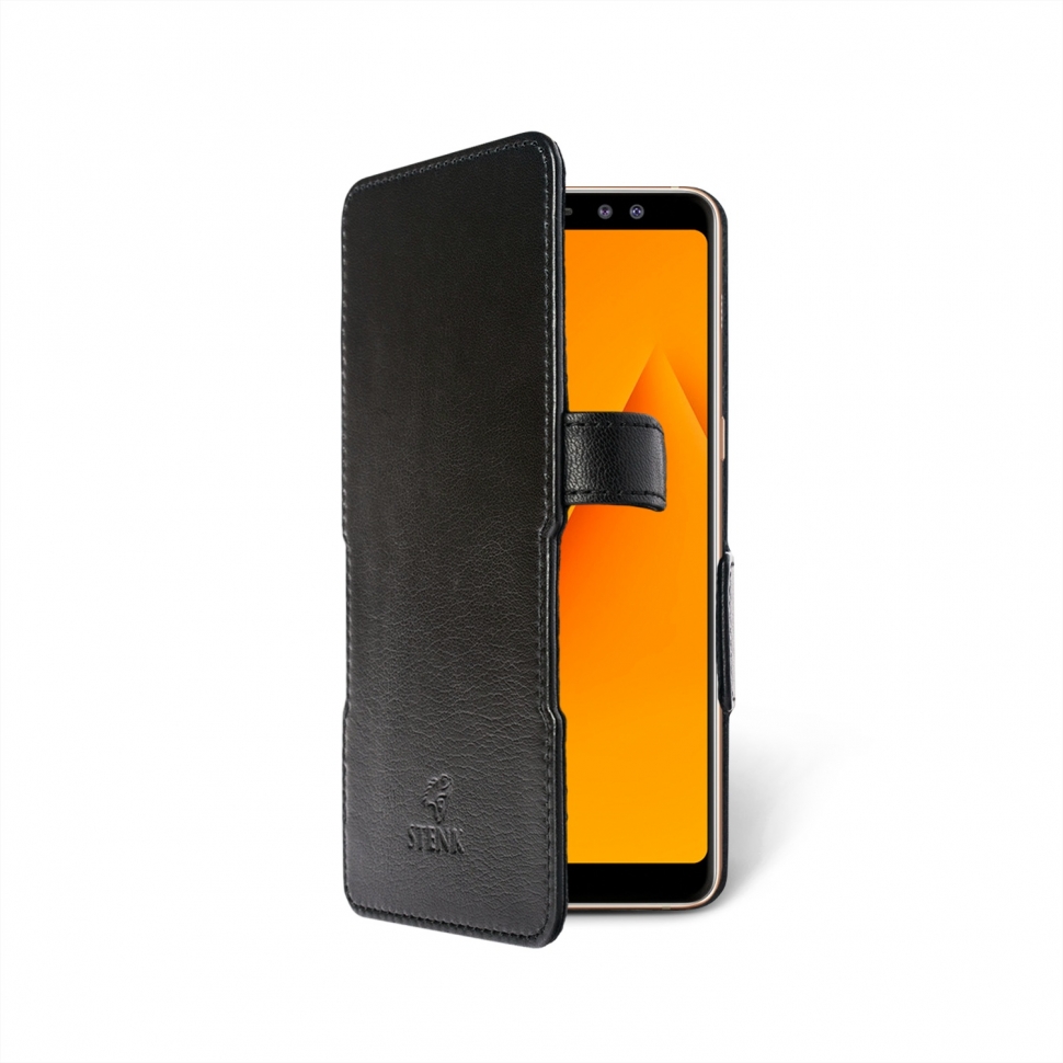 

Чехол книжка Stenk Prime для Samsung Galaxy A8 Plus (2018) Чёрный, Черный