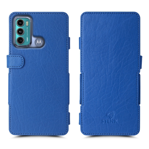 чехол-книжка на Motorola Moto G60 Ярко-синий Stenk Prime фото 1