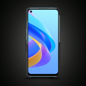 Шкіряна накладка Stenk WoodBacker для OPPO A76 Чорна