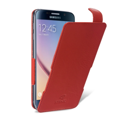 чохол-фліп на Samsung Galaxy S6 (SM G920F) Червоний Stenk Prime фото 2