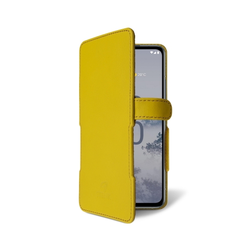 чехол-книжка на Nokia X30 Желтый  Prime фото 2