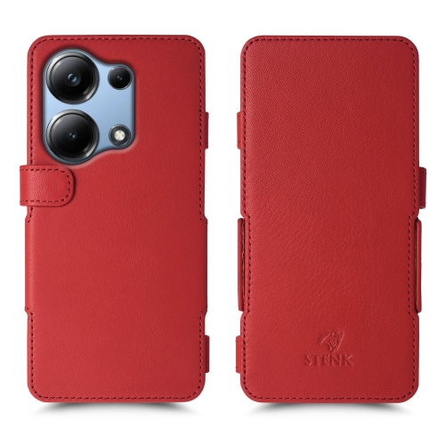 чехол-книжка на Xiaomi Poco M6 Pro 4G Красный Stenk Prime фото 1