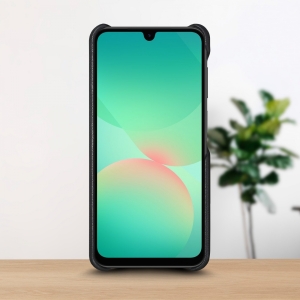 Шкіряна накладка Stenk WoodBacker для Samsung Galaxy A26 Чорний