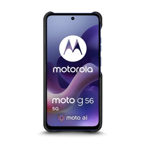 Кожаная накладка Stenk Reptile Cover для Motorola Moto G56 Черный