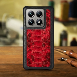 Накладка Stenk ExBacker Python Scales для Xiaomi 14T Pro Червоний