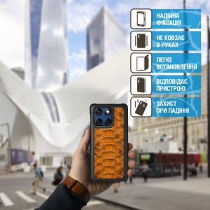 Накладка Stenk ExBacker Python Scales для Motorola Edge 60 Коричневий