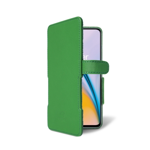чехол-книжка на OnePlus Nord 2 5G Зелёный Stenk Prime фото 2