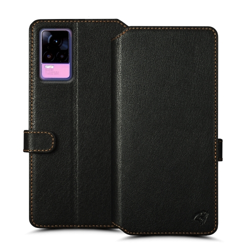 чехол-кошелек на Vivo V21e 4G Черный Stenk Premium Wallet фото 1