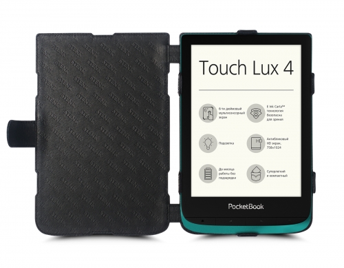 чехол-книжка на PocketBook 627 Touch Lux 4 Черный Stenk Prime фото 2
