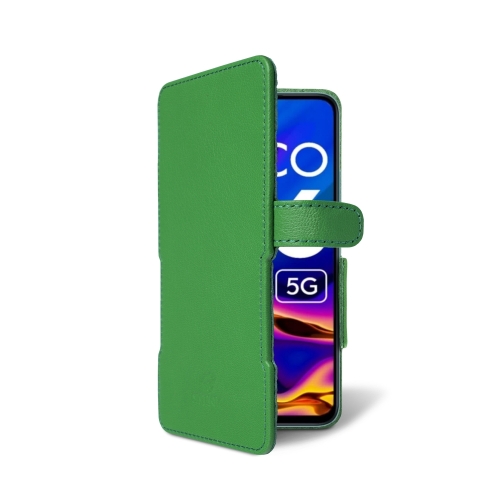 чехол-книжка на Xiaomi Poco M6 Pro Зелёный Stenk Prime фото 2