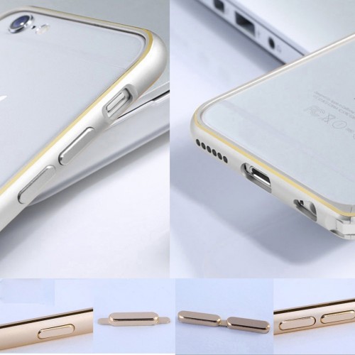 бампер на Apple iPhone 6/ 6S Серебро Remax Поставщик ARC фото 4