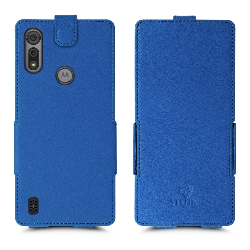 чохол-фліп на Motorola Moto e6s Яскраво-синій Stenk Prime фото 1