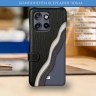 Чехол книжка Stenk Premium для Motorola Edge 50 Neo Чёрный