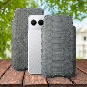 Футляр Stenk Sportage Python для OnePlus Nord 4 Сірий