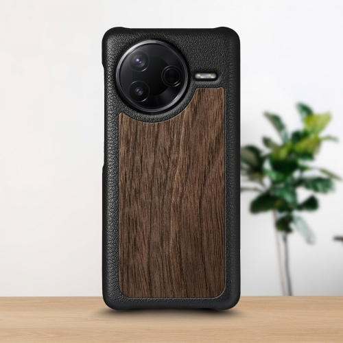 бампер на Xiaomi Poco F7 Pro Черный Stenk WoodBacker фото 1