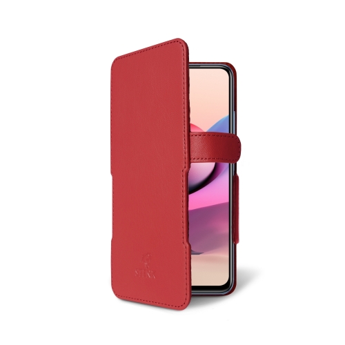 чехол-книжка на Xiaomi Redmi Note 10S Красный Stenk Prime фото 2